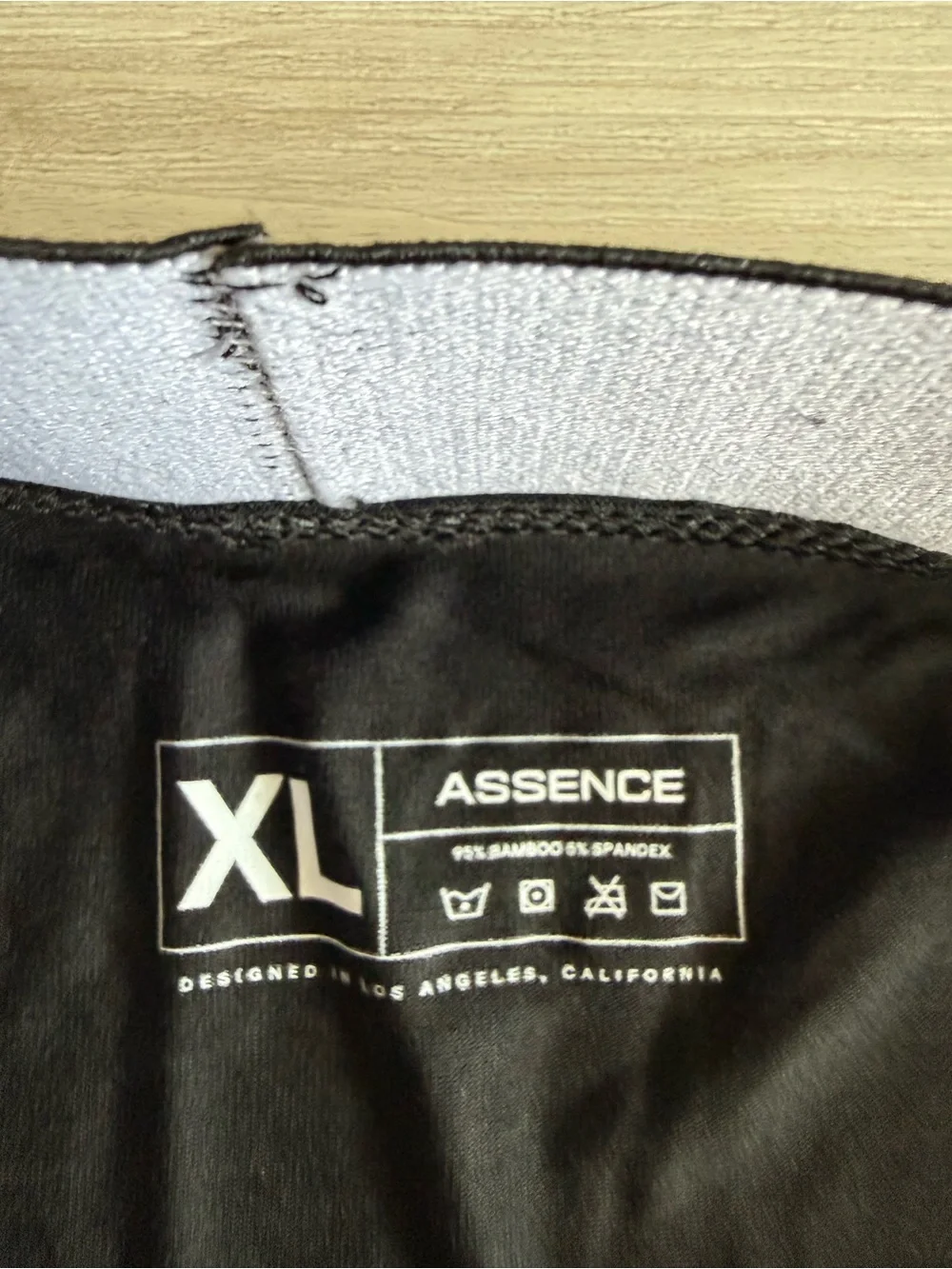 Assence Dual Pouch Boxer Brief Black XL NWOT